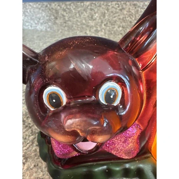 Dept 56 Black Cat With Pumpkin Halloween Light - Picture 7 of 16